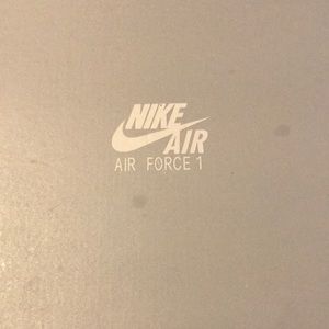 Af1s, all white size 7 mens